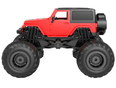 Jeep Wrangler Remote Control Crab Stunt Off Road Monster Truck 1:14 Red