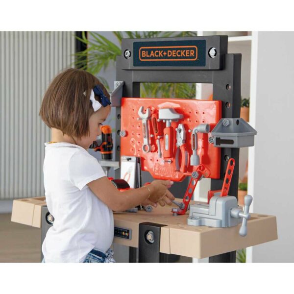 Smoby Black & Decker Kids Ultimate Workbench with 95 Accessories