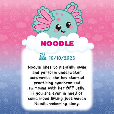 Smooshzees Squishy Soft Toy 11cm Noodle