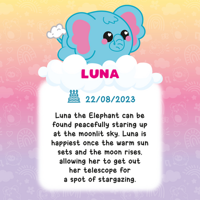 Smooshzees Squishy Soft Toy 20cm Luna