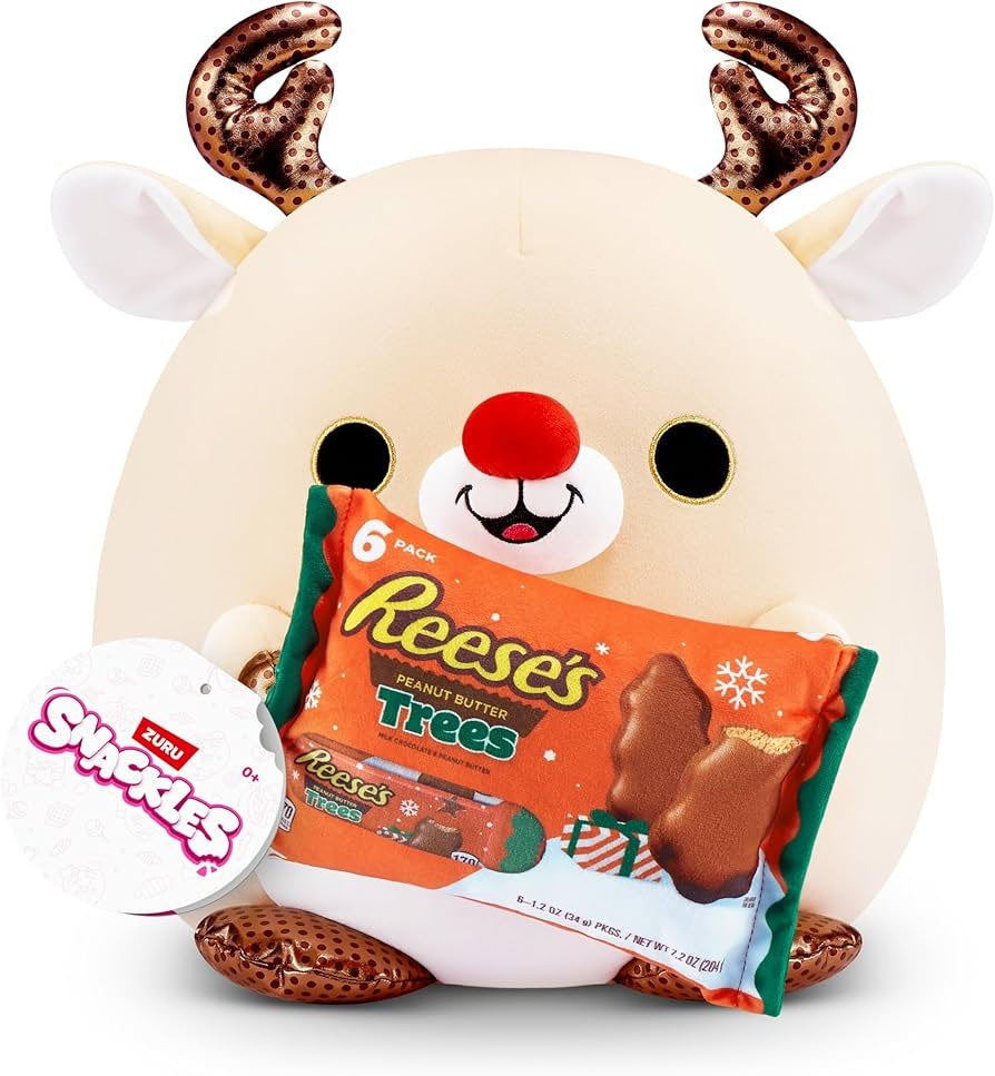 Snackles Christmas Snackles Soft Toy Rudi