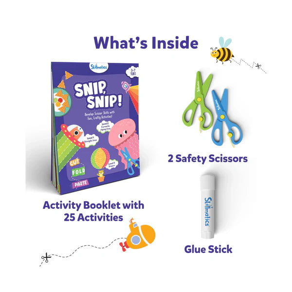 Skillmatics Snip Snip Scissor Skills Development Activity Set
