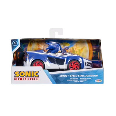 Sonic The Hedgehog Rev It Racers Vehicle And Figure Sonic And Speed Star Lightning