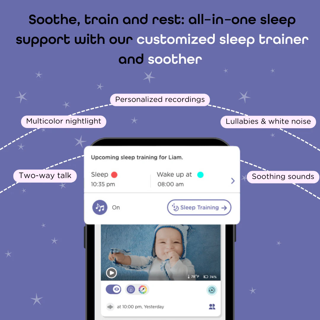 Hubble Go Baby Camera 2K QHD 5-In-1 Baby Monitor