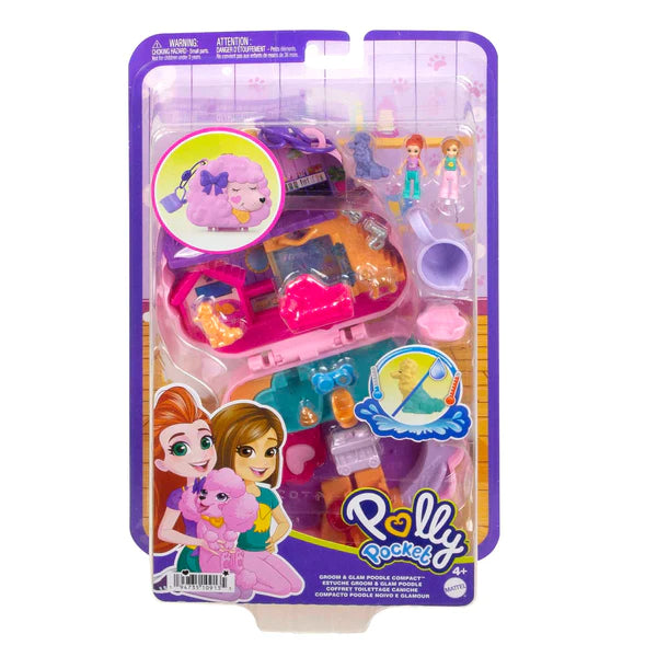 Polly Pocket Groom And Glam Poodle Compact