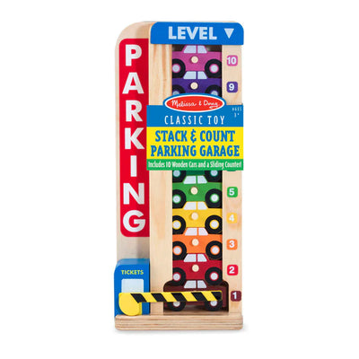 Melissa & Doug Stack And Count Parking Garage