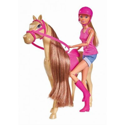 Steffi Love Lovely Horse Doll With Horse And Accessories Playset