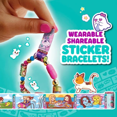 Sticki Rolls Anna And Erin Sticker Jewellery Making Set BFF Bracelets