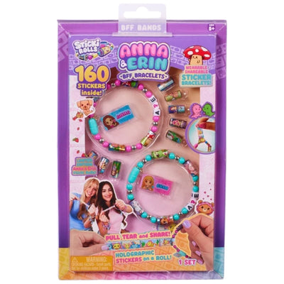 Sticki Rolls Anna And Erin Sticker Jewellery Making Set BFF Bracelets
