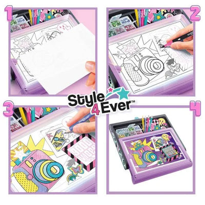 Style 4 Ever Diamond Art Light Board Playset