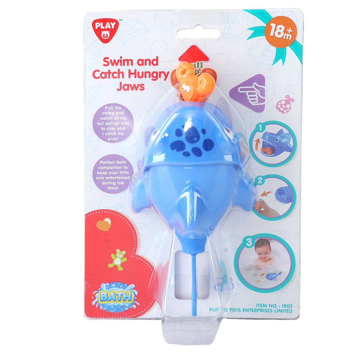 Playgo Swim And Catch Hungry Jaws Bath Toy