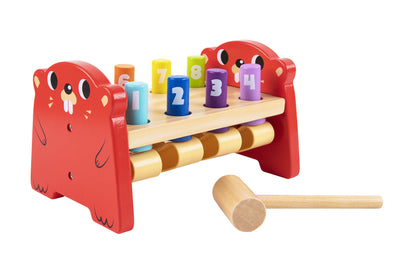 Tooky Toys Whack a Mole Wooden Toy