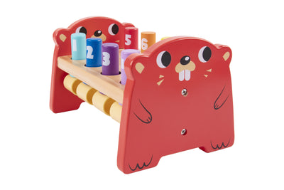 Tooky Toys Whack a Mole Wooden Toy