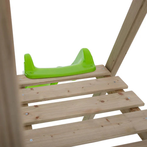 TP Forest Multiplay Double Wooden Swing Set And Slide