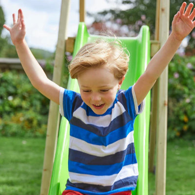 TP Forest Multiplay Double Wooden Swing Set And Slide