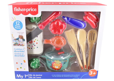 Fisher Price My 1st Dinner 12pc First Cooking Playset