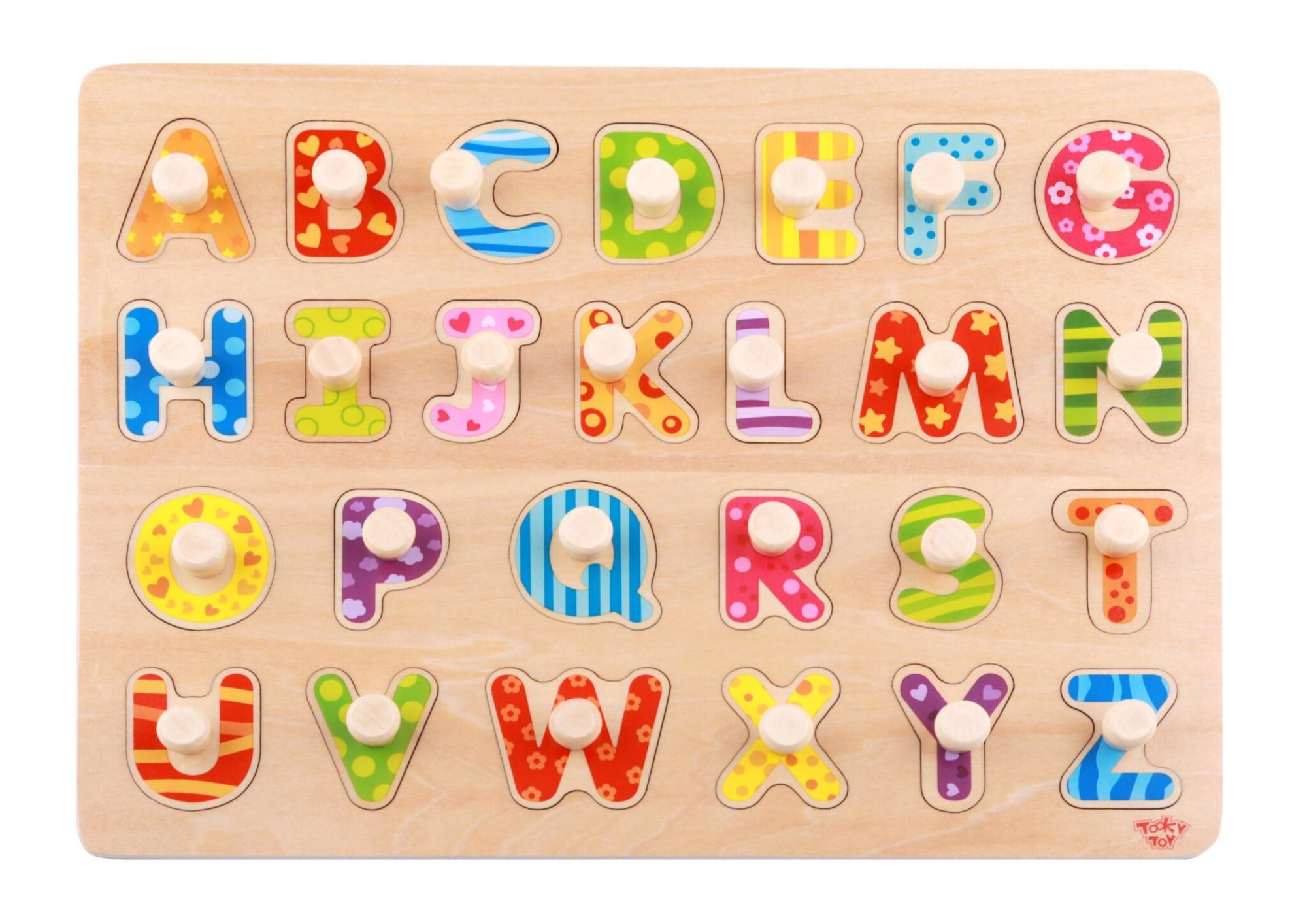 Tooky Toys Wooden Alphabet Puzzle