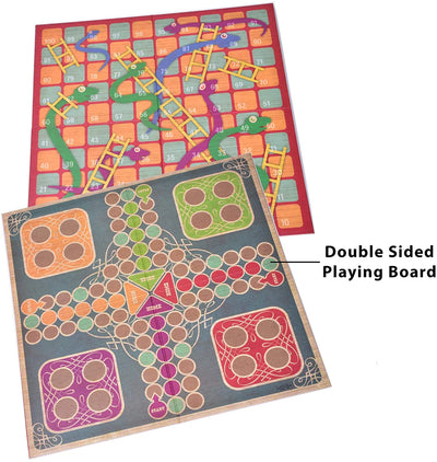 Snakes And Ladders 2 In 1 Board Game Set