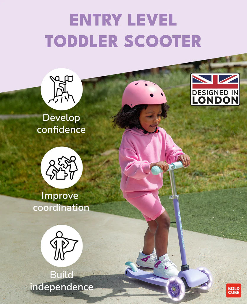 BoldCube Teeny 3 Wheel Scooter Lilac 3-6 Years