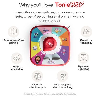 Tonies 2 Tonieplay Game Gabby's Doll House Disc With Puzzle Board