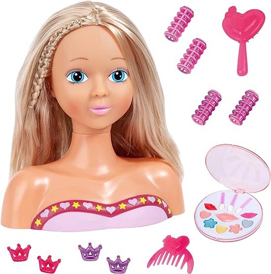 Top Model Doll Styling Head