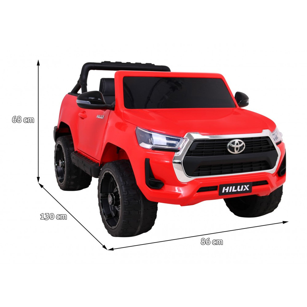 Kayto Toyota Hilux 12v Electric Ride On Jeep Red