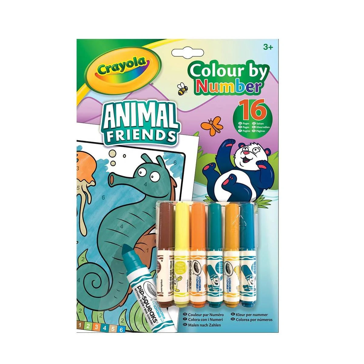 Crayola Colour By Numbers Animal Friends