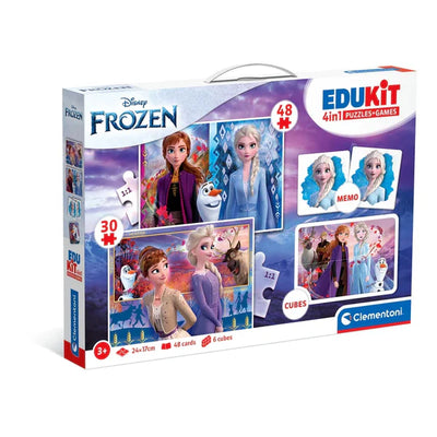 Disney Frozen Edukit 4 In 1 Jigsaw Puzzles And Games