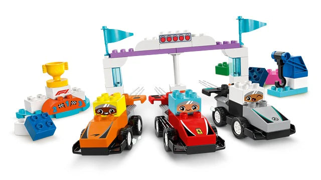 Lego Duplo 10445 F1 Team Race Cars And Drivers