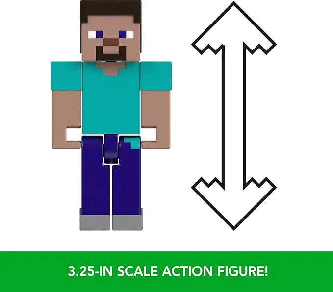 Minecraft Core Figure Steve With Sword And Accessory
