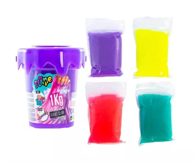 So Slime Giant Bucket 1kg Assorted