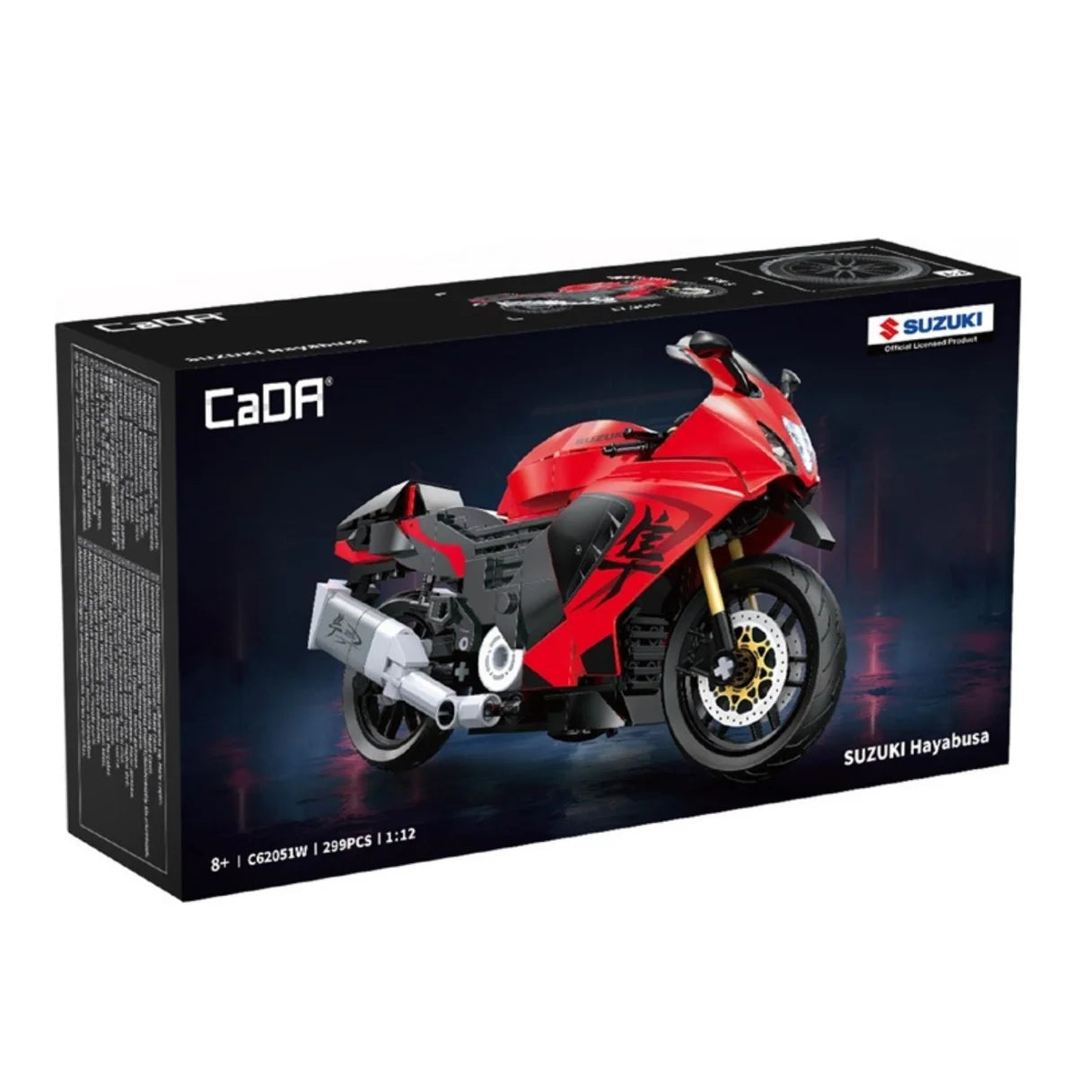 CaDA Suzuki Hayabusa 299pc Construction Set 1:12
