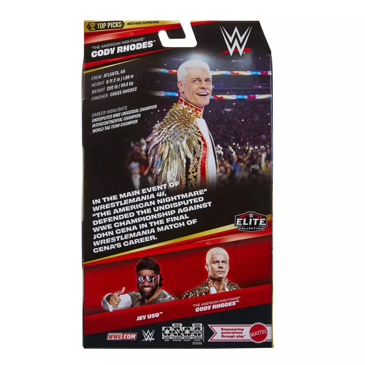 WWE Elite Wrestling Figure Cody Rhodes