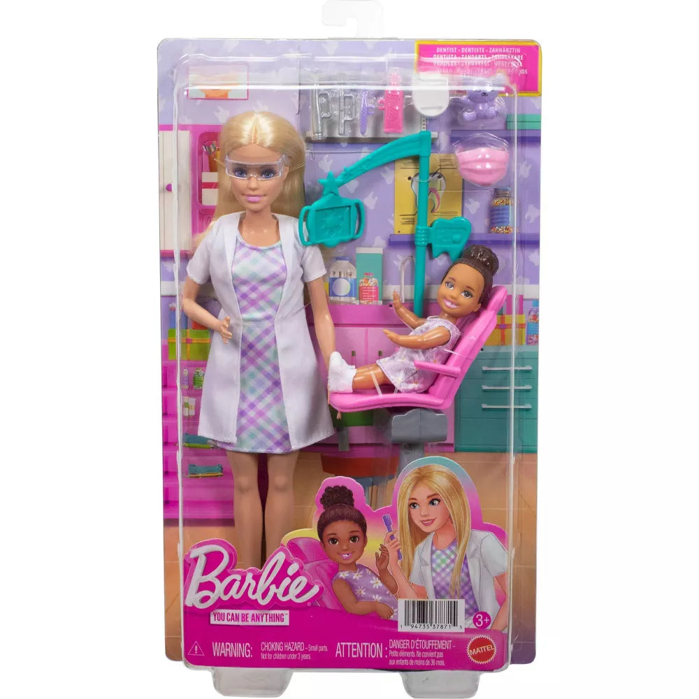 Barbie You Can Be Anything Doll Dentist With Accessories