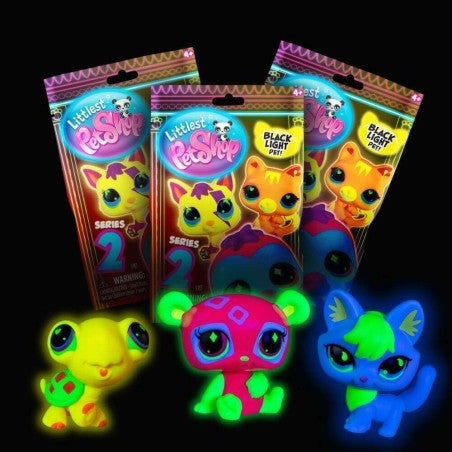 Littlest Pet Shop Black Light Pets Assorted