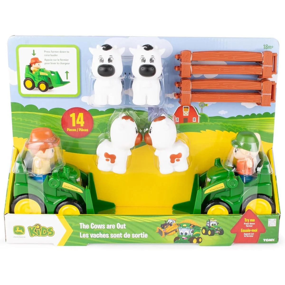 John Deere The Cows Are Out Infant farm Playset
