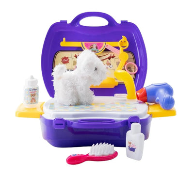Little Pet Parlour Toy Pet Grooming Playset