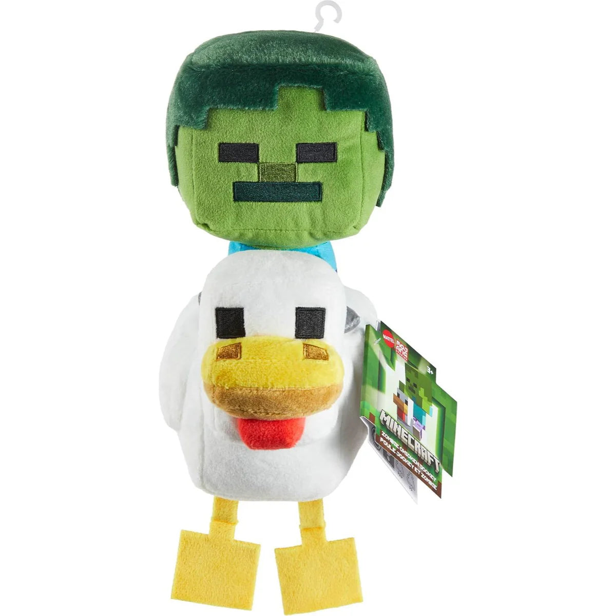 Minecraft 8" Plush Soft Toy Chicken Jockey