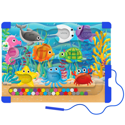 Sort And Learn Magnetic Wooden Jigsaw Puzzle Colours