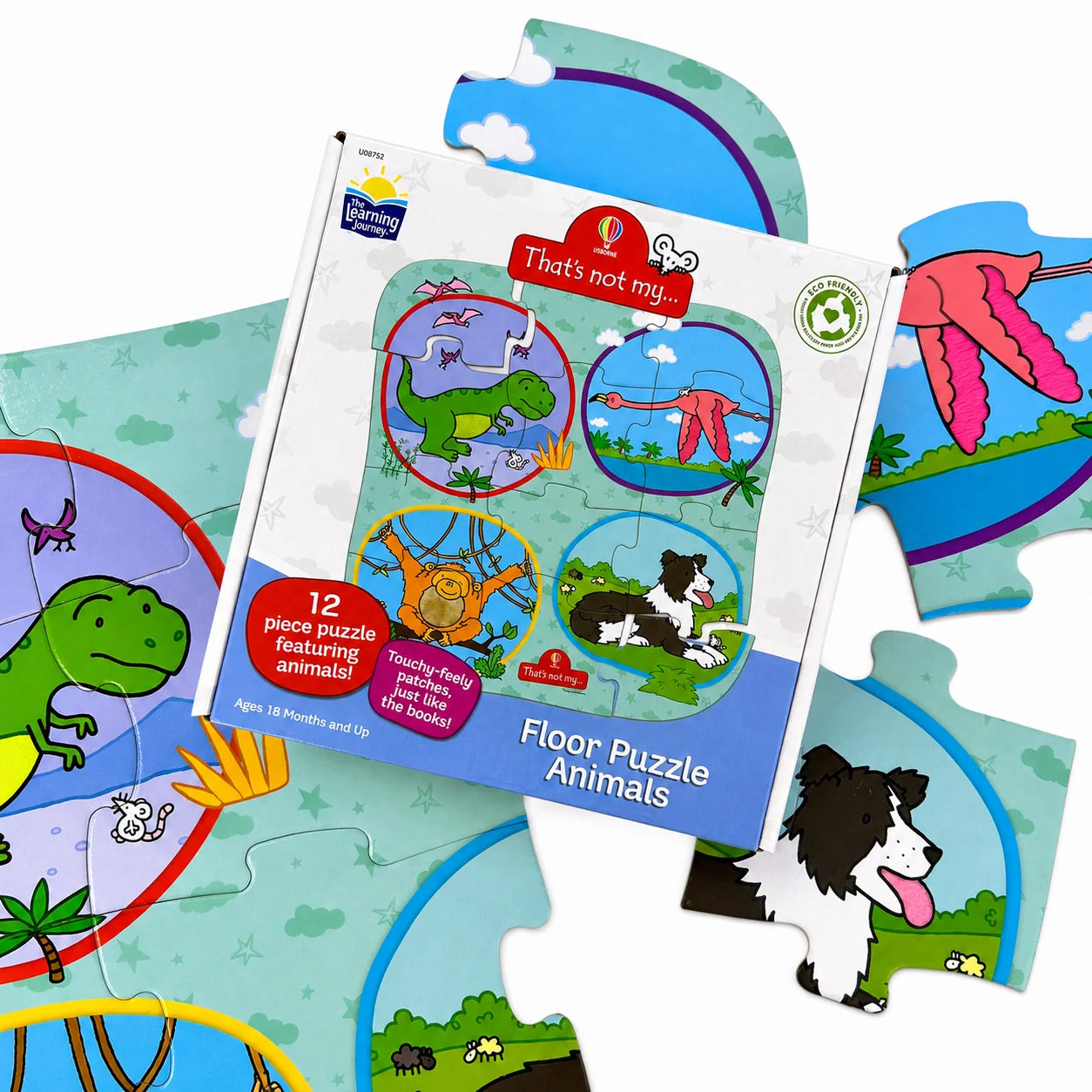 That's Not My First Floor Puzzle 12pc Jigsaw Puzzle Animals