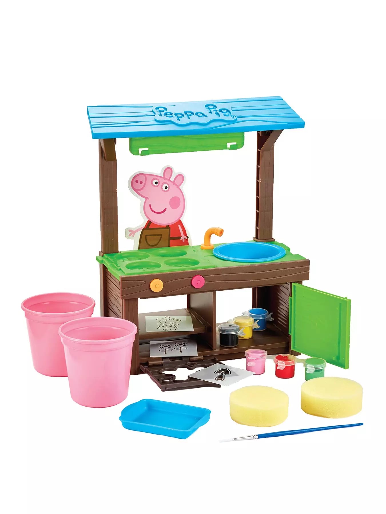 Peppa Pig Peppa's Garden Art Bench Paint And Decorate Art And Craft Playset