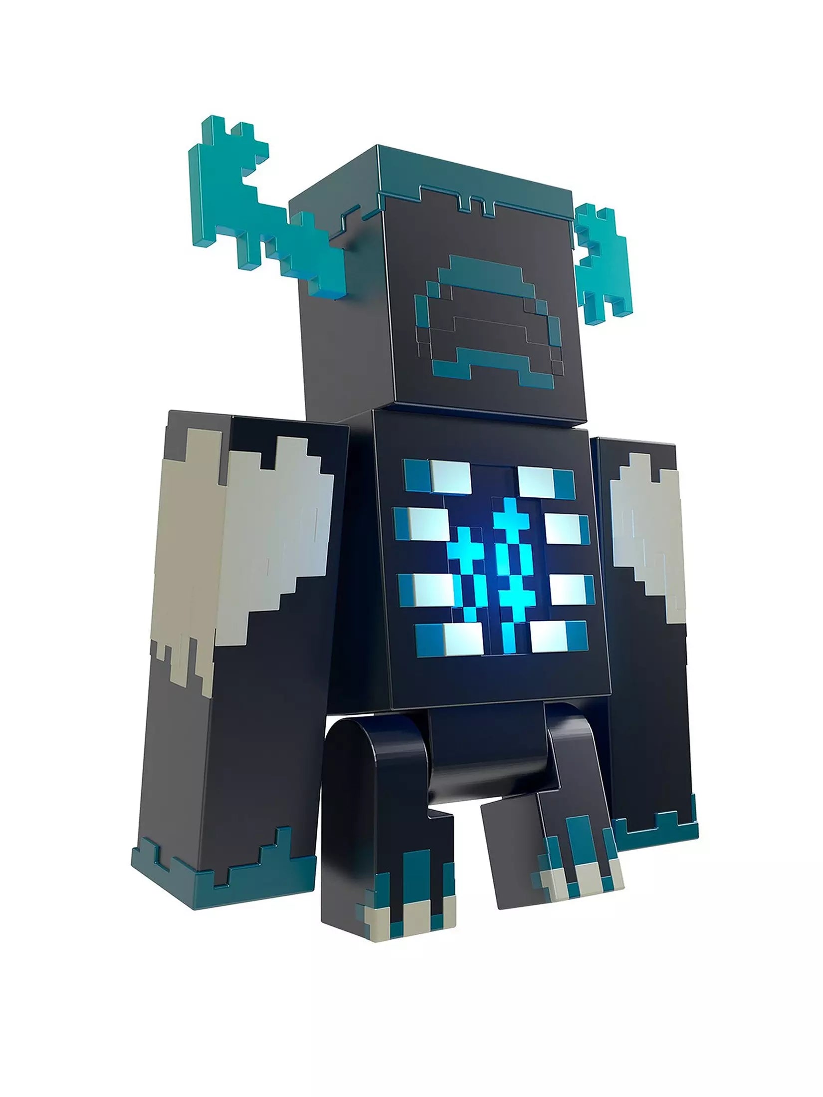 Minecraft Warden Action Figure With Battle Lights And Sounds