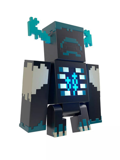 Minecraft Warden Action Figure With Battle Lights And Sounds