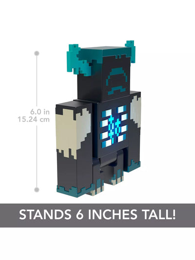 Minecraft Warden Action Figure With Battle Lights And Sounds