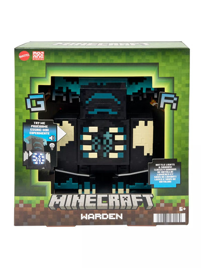 Minecraft Warden Action Figure With Battle Lights And Sounds