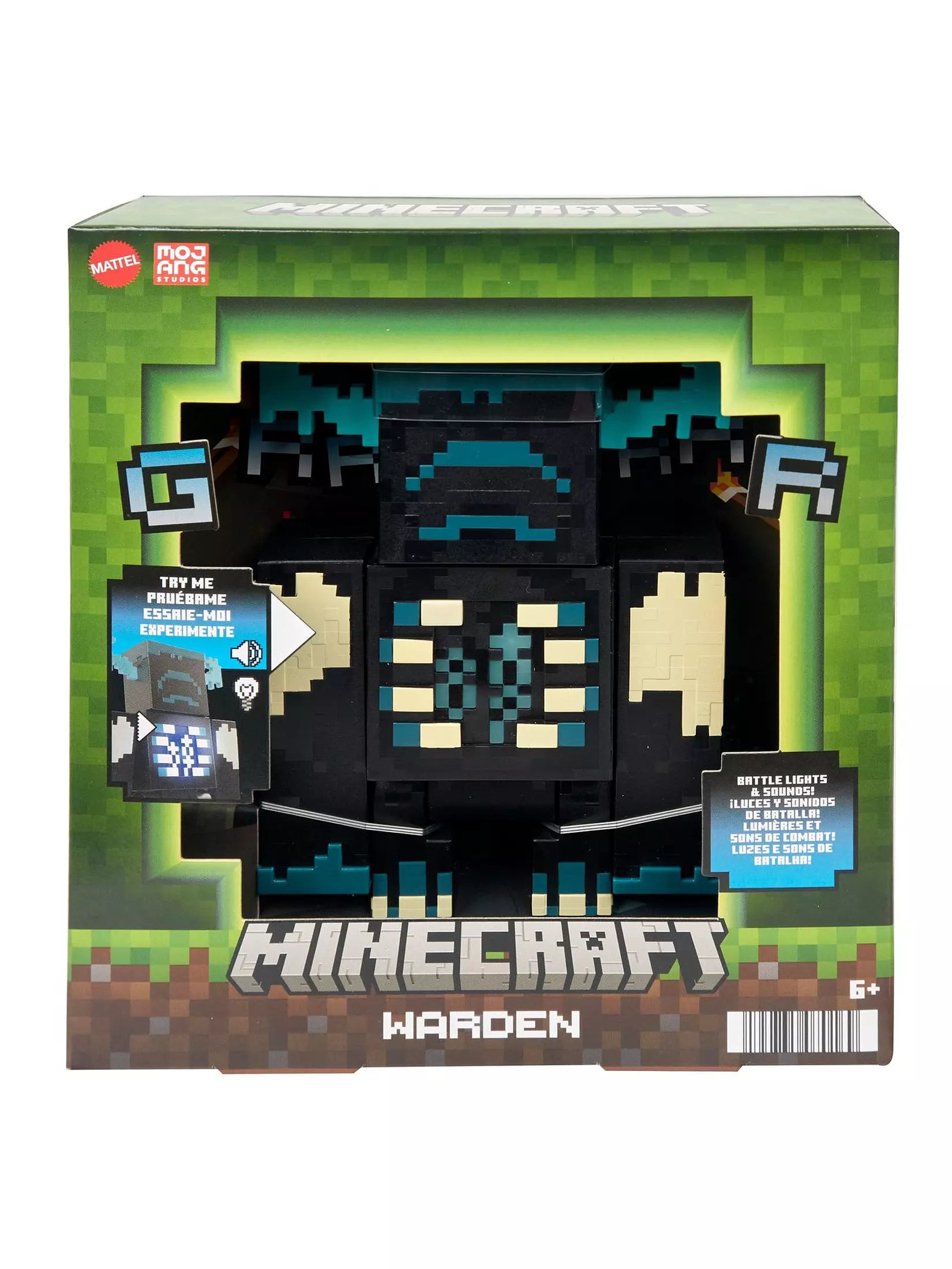 Minecraft Warden Figure With Light And Sounds