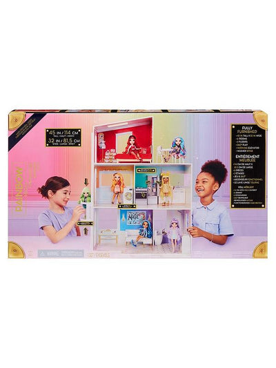 Rainbow High 3 Storey Wooden Townhouse Doll House Set