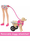 Barbie Walk And Wheel Playset With Doll Puppy And Accessories