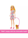 Barbie Walk And Wheel Playset With Doll Puppy And Accessories