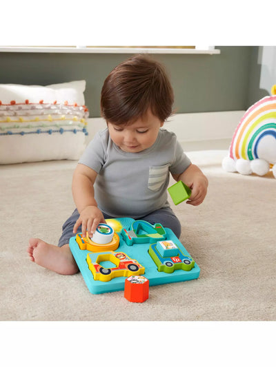 Fisher Price Shapes And Sounds Vehicle Puzzle